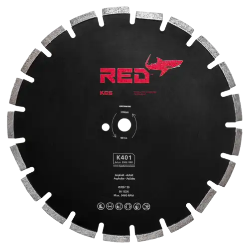 KGS RED™ K401 Diamantzaag Ø350x20 (asfalt)