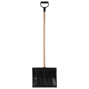 Sneeuwschuiver - Kunststof - Houten steel - D-handvat - 140 cm ongemonteerd