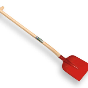 Betonschop ATLAS 1/2 0 rood extra gehard met ATLAS schopsteel 110 cm gebogen