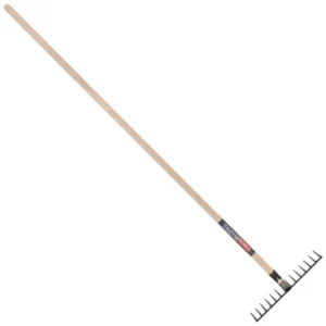 Tuinhark - Gesmeed - Professioneel - 14 tanden - Essenhouten steel - 160 cm