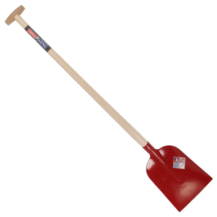 Betonschop - Gehard staal - Rood - Essenhouten steel - 120 cm
